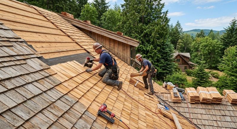 Cedar Roof Installation in Ball Ground, GA