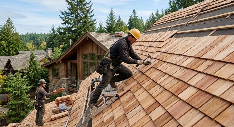 Cedar Roof Installation in Duluth, GA