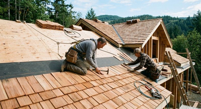 Cedar Roof Installation in Norcross, GA