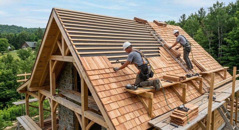 Cedar Roof Installation in Tucker, GA