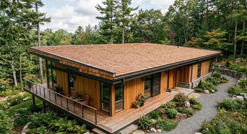 Cedar Shake Roof Construction in Ball Ground, GA