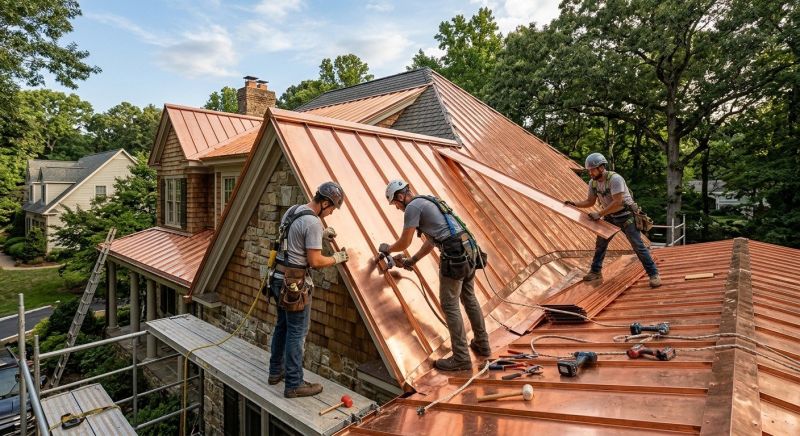 Copper Roof Installation in Cobb County, GA