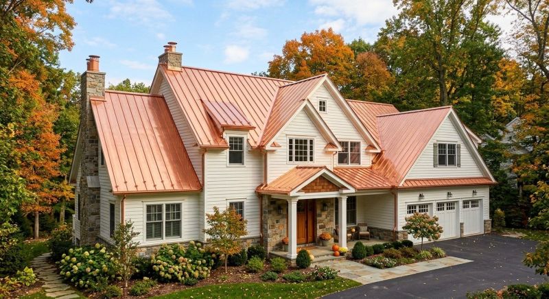 Copper Roof Replacement in Cobb County, GA
