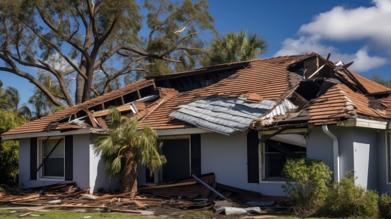 Damaged Roof Replacement in Gwinnett County, GA