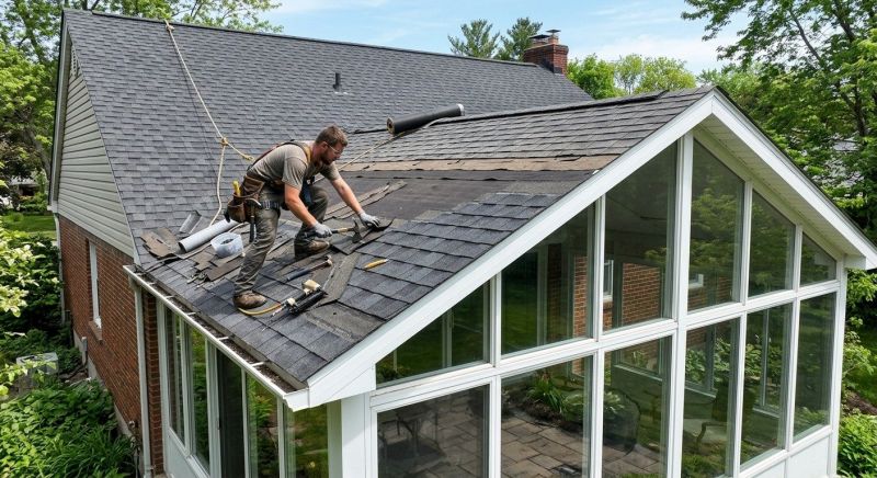 Damaged Roof Replacement in Lilburn, GA