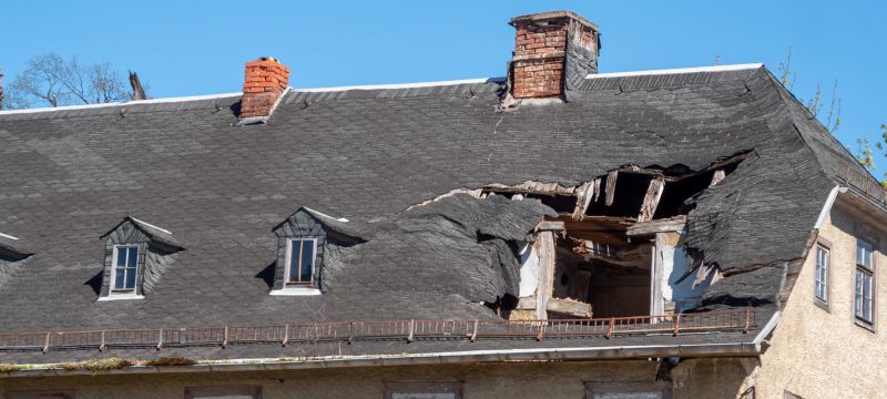 Damaged Roof Replacement in Norcross, GA