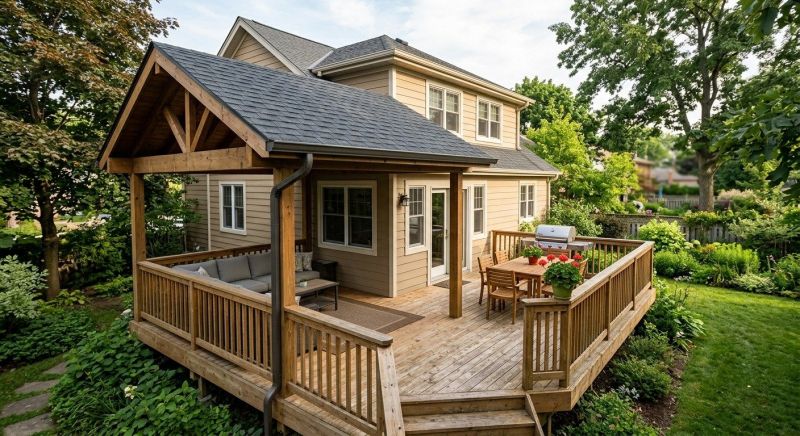 Deck Roof Construction in Cobb County, GA