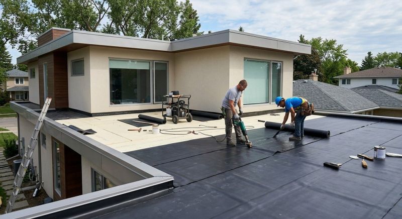 Flat Roof Installation in Canton, GA