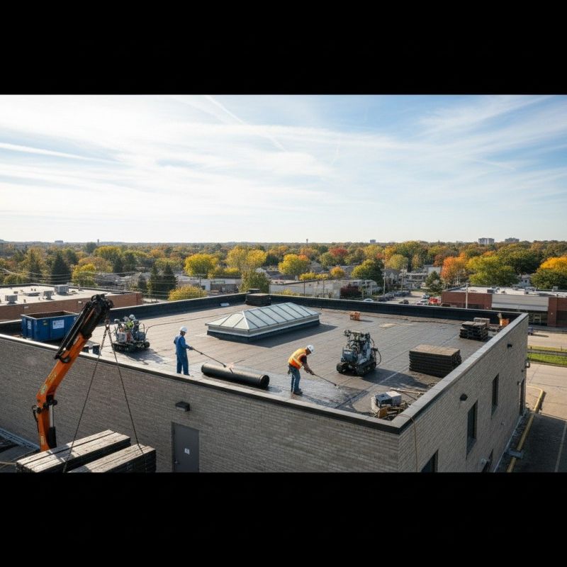 Flat Roof Replacement in Dekalb County, GA