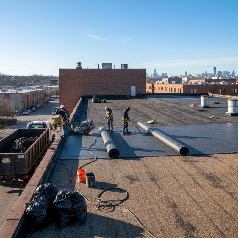 Flat Roof Replacement in Powder Springs, GA