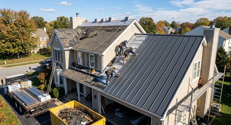 Metal Roof Replacement in Suwanee, GA