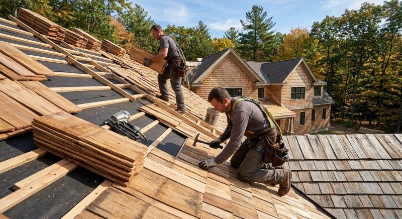 Natural Wood Roof Installation in Cobb County, GA