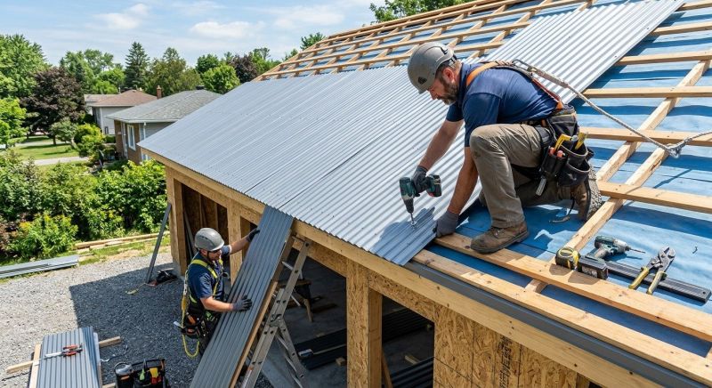 Sheet Roofing Installation in Lawrenceville, GA
