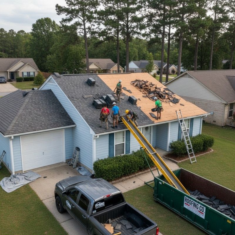 Shingle Roof Replacement in Suwanee, GA
