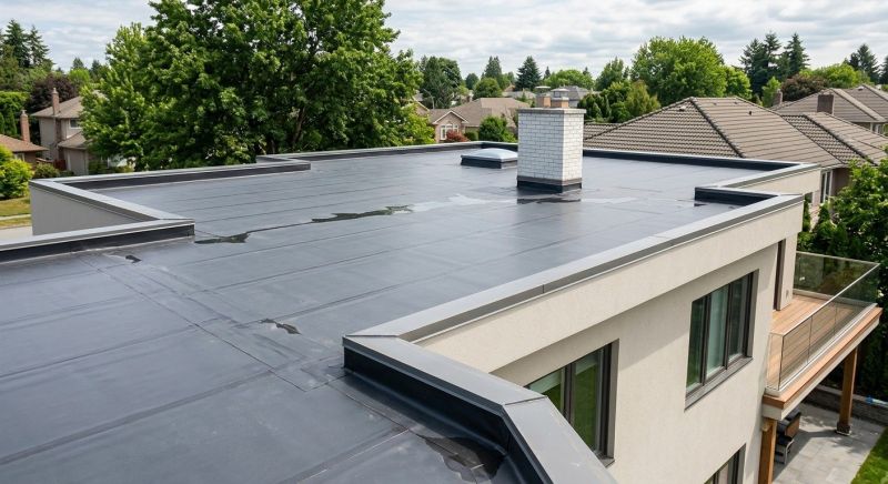 Single Ply Roof Installation in Suwanee, GA