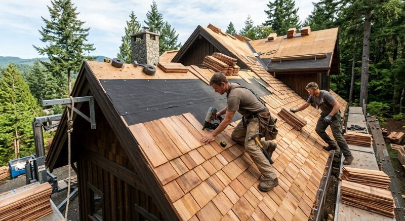 Wood Roofing Installation in Paulding County, GA