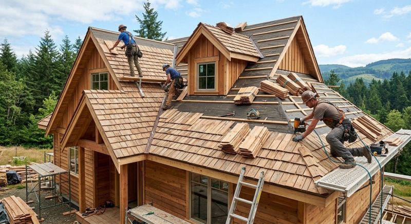 Wood Roofing Installation in Paulding County, GA