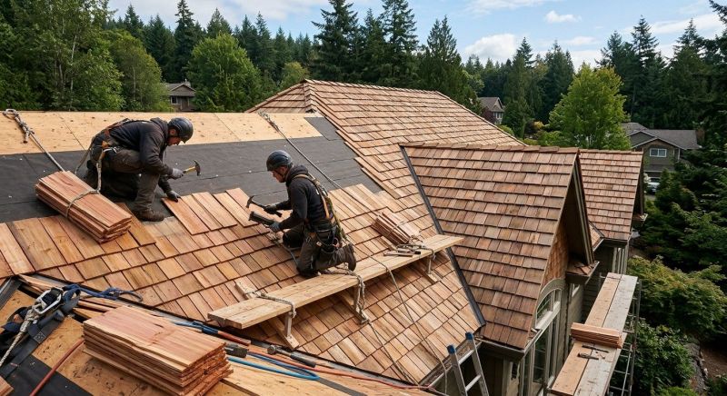 Wood Roofing Installation in Suwanee, GA