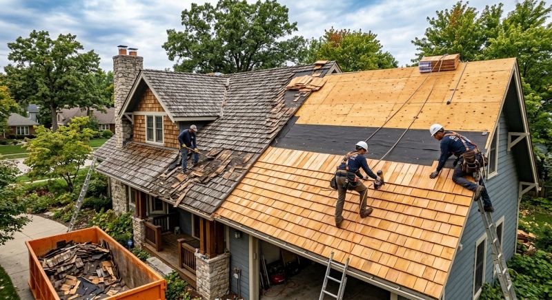 Wood Shake Roof Replacement in Cobb County, GA